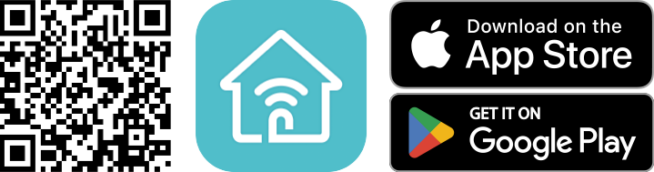 Scan QR code or download TP-Link Tether app