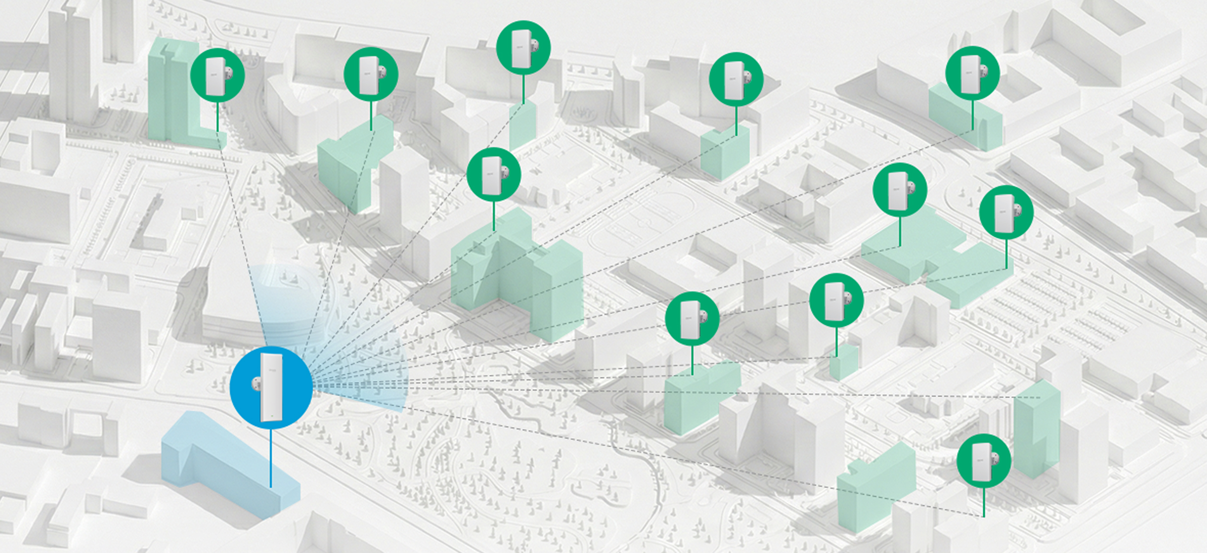 topography of multiple devices connected