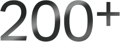 200+