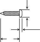 Recommended screws